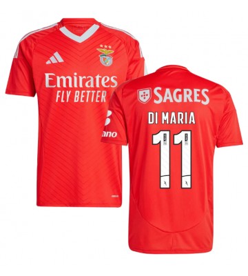 Benfica Angel Di Maria #11 Primera Equipación 2024-25 Manga Corta